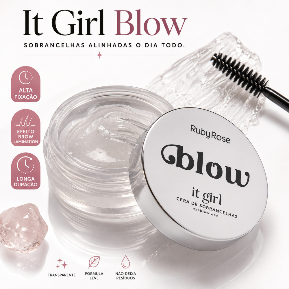 Cera de Sobrancelhas It Girl Blow Brow Lamination Alta Fixação