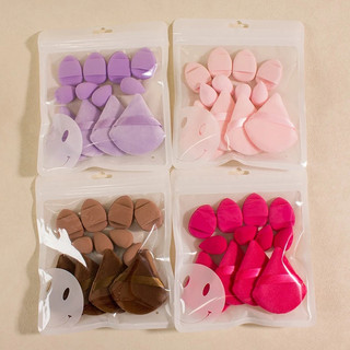 ANA1108 Conjunto12 peças Esponjas Multifuncionais para Maquiagem - Aplica Base Blush e Co…