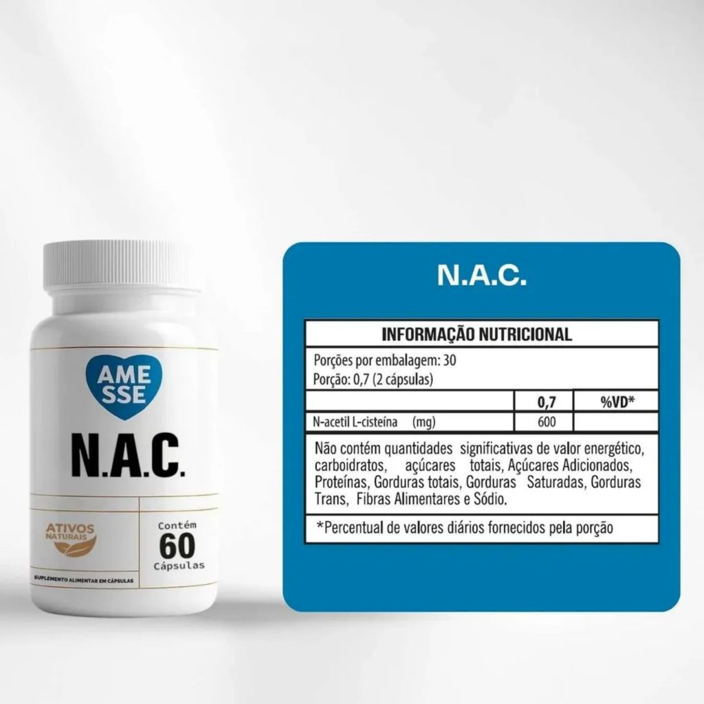 Kit NAC N-acetilcisteína + Trans-reveratrol - Amesse · foto 2