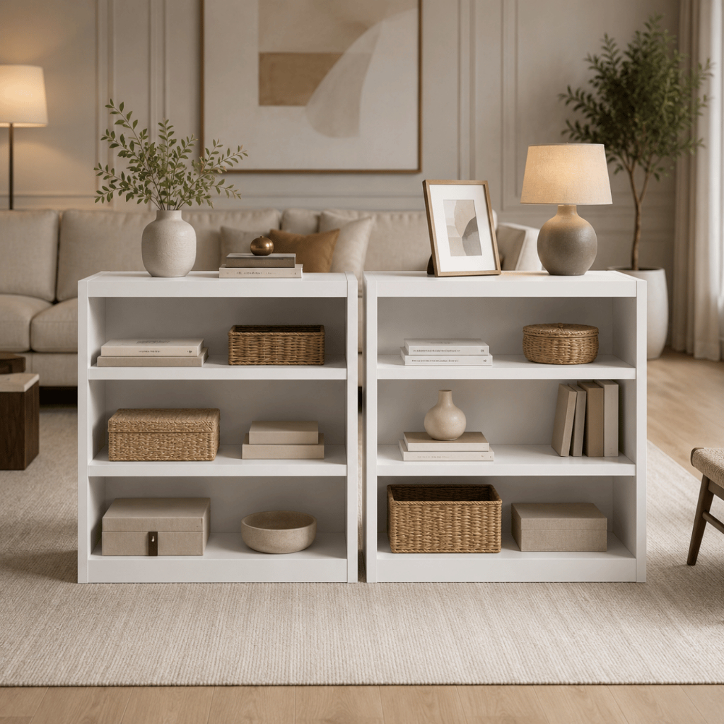 Estante Organizador Livreiro 6 Prateleira Nichos Decorativos Para Sala Quarto Escritório Multi uso