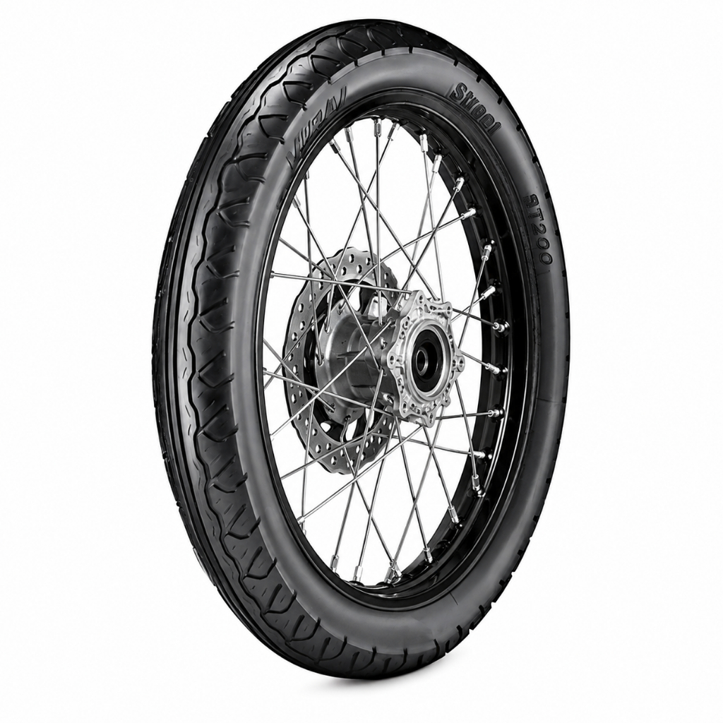 Pneu Vipal 275-18 ST200 dianteiro CG Titan Fan Start Cargo Factor 150 YBR Fazer Uso Com Câmara