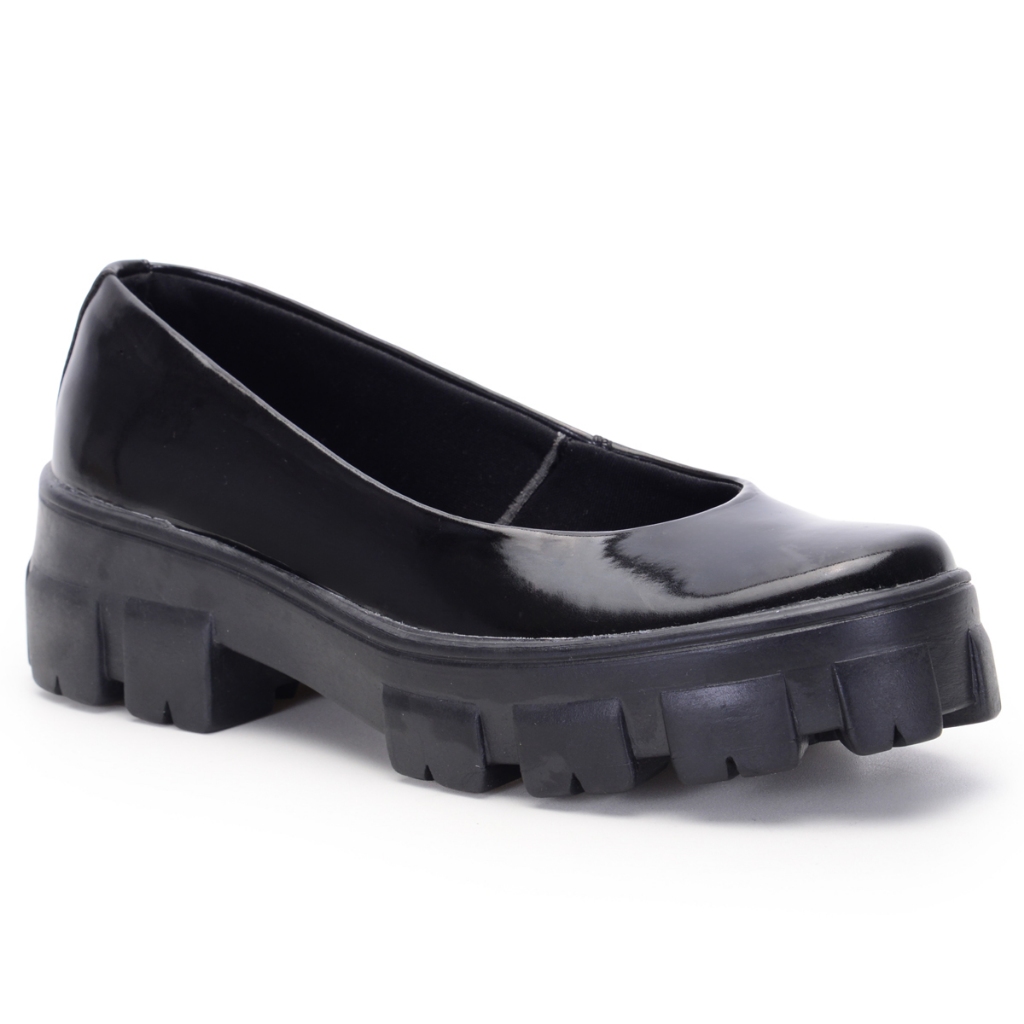 Sapato Mary Jane Feminino Boneca Salto Tratorado