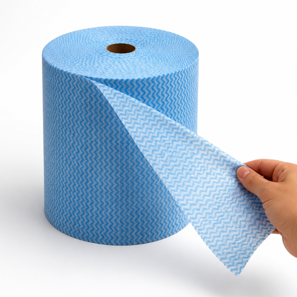 Pano Multiuso Limpeza Perfex Picotado 600 Panos Reutilizável Alta Absorção Panos Grande Profissional 240 Metros