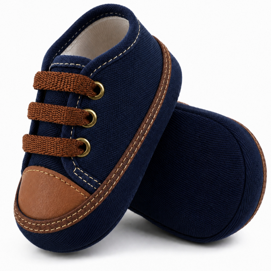 Tenis Bebe Menino Sapatinho Infantil Bebê Macio Confortavel Antialergico Leve