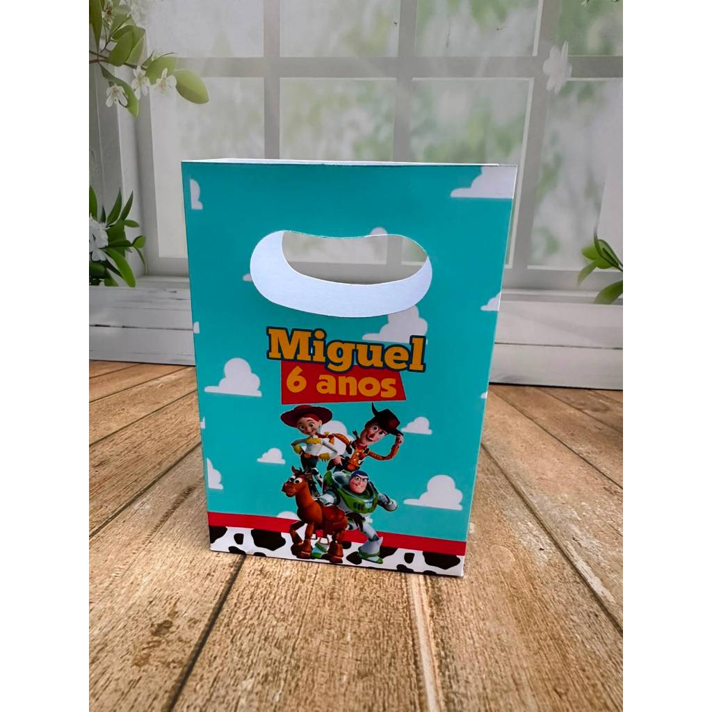Sacolinha Surpresa Personalizada Pegue e Monte TOY STORY | Qualquer Tema | Lembrancinha Festa Infantil
