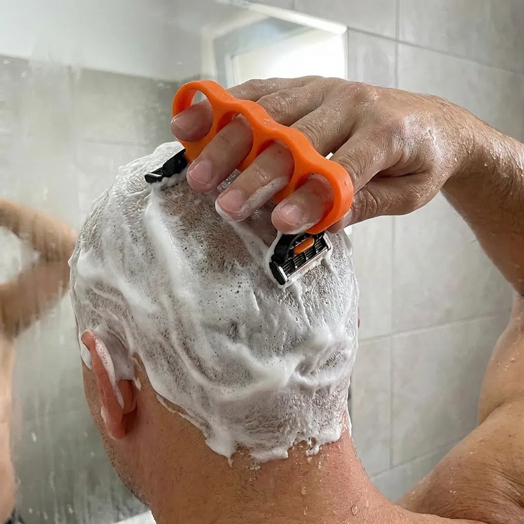 Live DESCONTO PRA CARECA.RASPE A CABECA DE 3 MININUTOS DE FORMA SIMPLES E PRATICA.