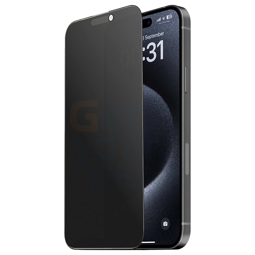 Película iPhone Privacidade Fosca Cerâmica Não Quebra 16 15 14 13 X XR 11 Pro 12