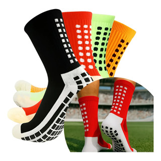 KIT 5 PARES De Meias Esportivas Futebol Basquetebol Algodão Antiderrapantes Cor aleatória