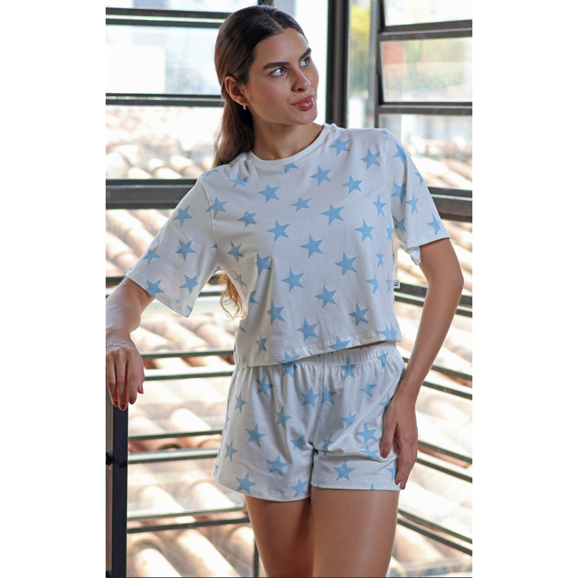Pijama Feminino Manga Curta Vários Modelos - Empório Do Algodão