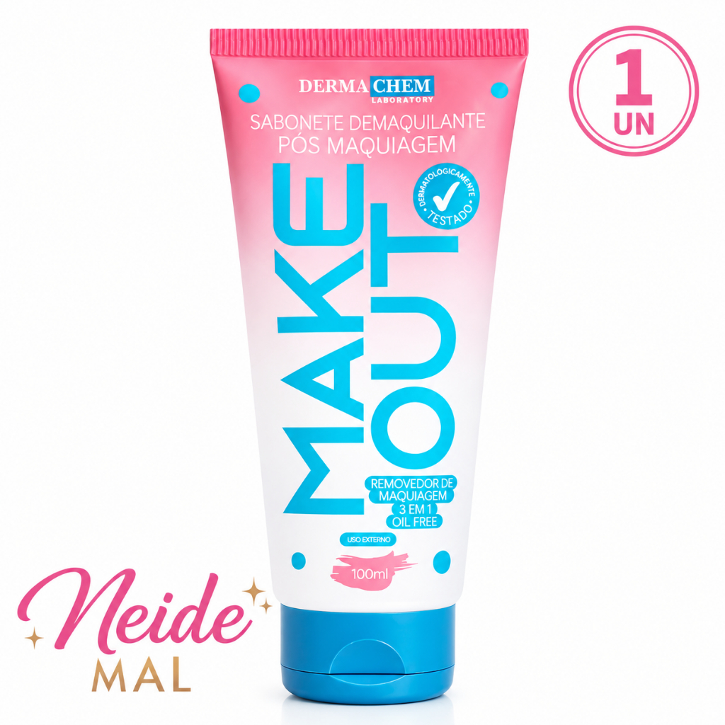 Kit 2 Sabonete Demaquilante Make Out 100ml Dermachem