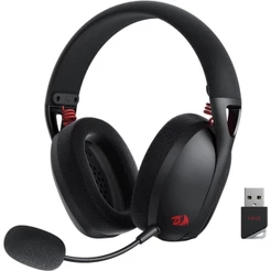 Headset Fone Sem Fio Redragon IRE PRO H848 Estéreo Microfone Removível Redução Ruído WiFi 2.4GHz USB