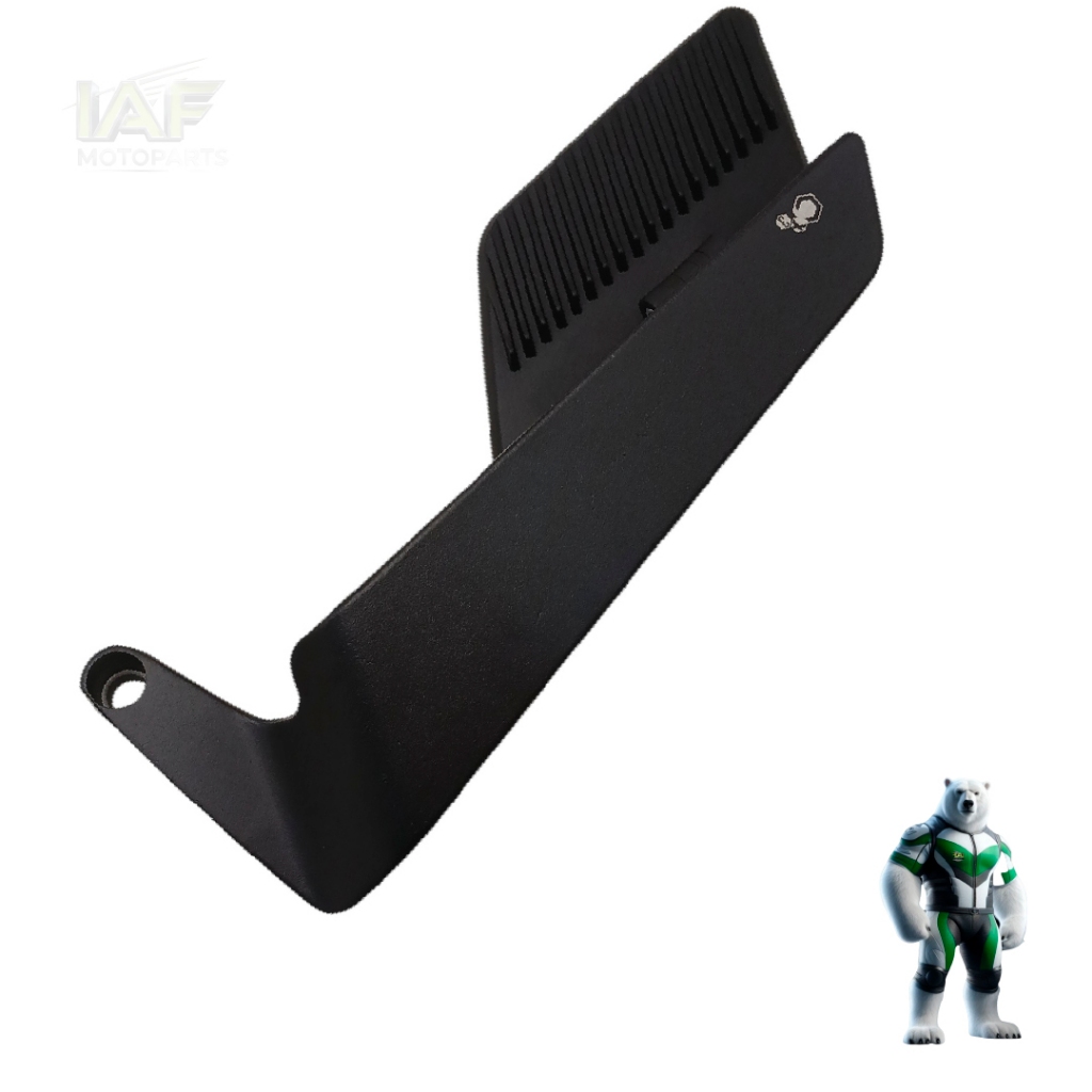 Par de Espelho Retrovisor New Airfoil Asa De Vento Universal HONDA/YAMAHA TODAS · foto 2