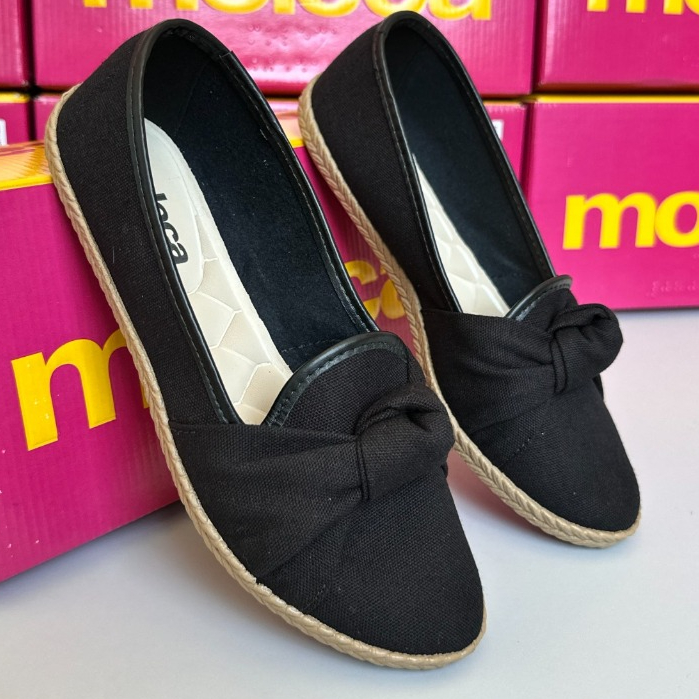 Sapatilha Moleca Feminina 5287.625 Original Laço Delicado Confortável Casual Clássica Leve Solado Antiderrapante