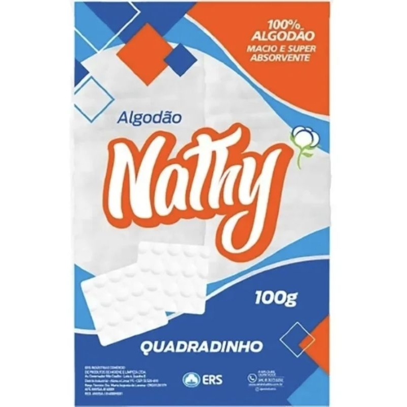 Algodão Quadradinho 100g Nathy