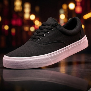 Tenis Casual Masculino Sapatenis Original Leve Sola Baixa Preto Dia a Dia Promoção