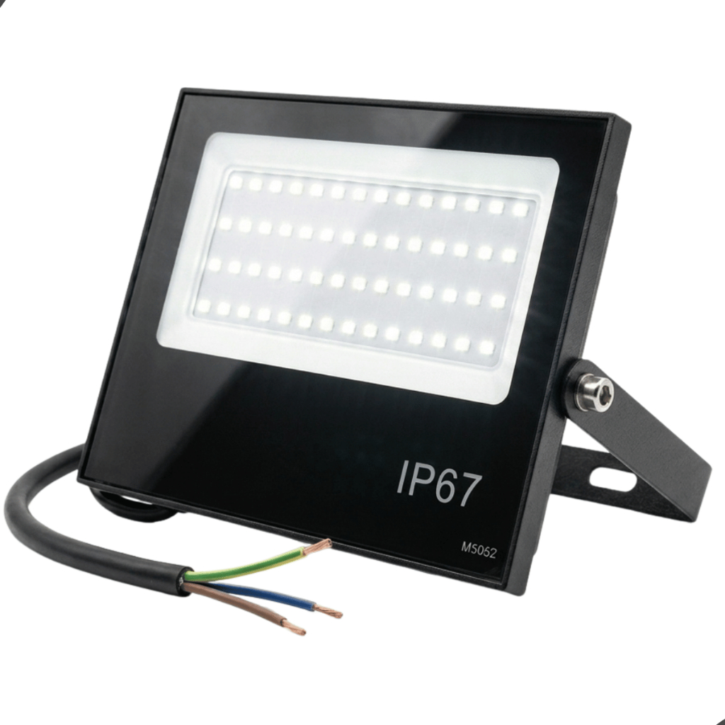 Refletor LED 200W IP67 Bivolt 6500K Branco Frio Alta Potência Uso Externo Jardim Garagem Fachada Residencial