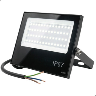Refletor LED 200W IP67 Bivolt 6500K Branco Frio Alta Potência Uso Externo Jardim Garagem Fachada Residencial