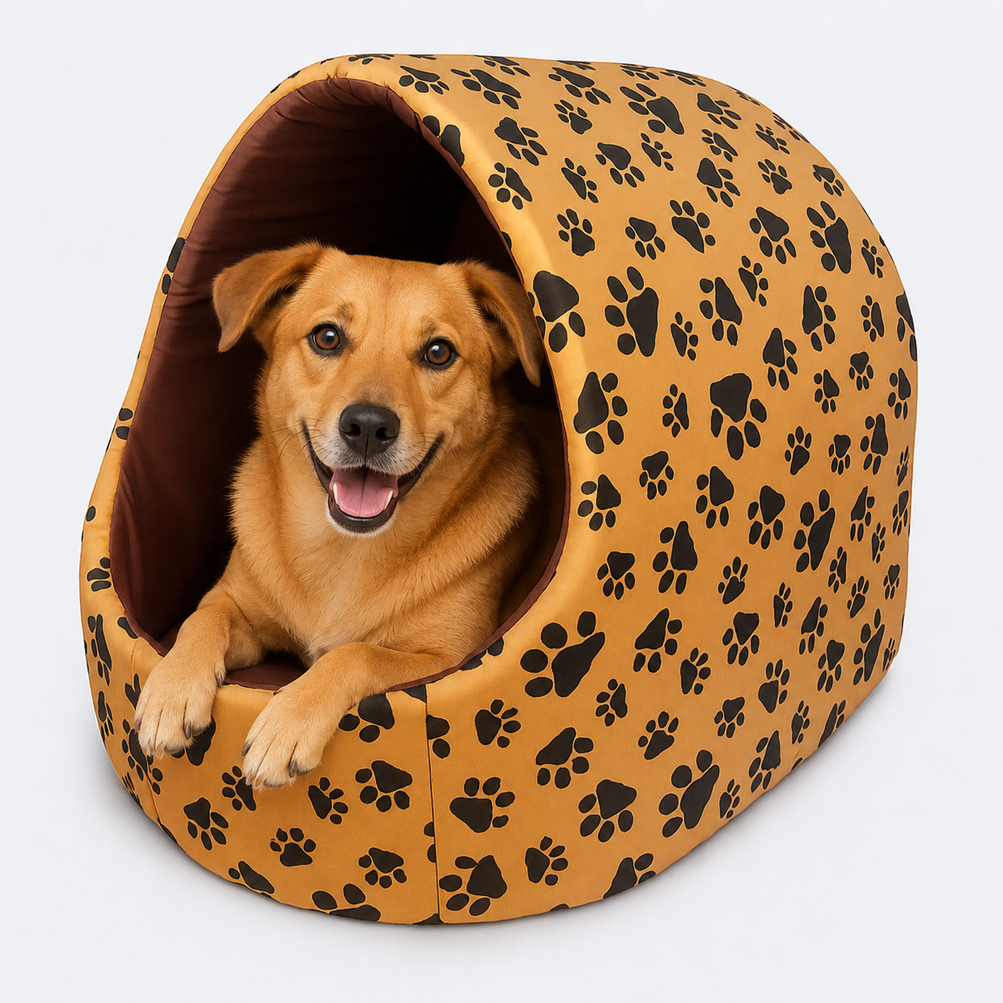 Cama De Cachorro Gato Iglu Igloo Toca Fechada Kíria Têxtil Caminha Pet Tamanho M, G  e G G Antifrio