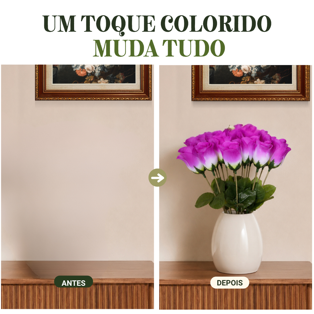 Buquê De Rosas Com 12 Botões · foto 2