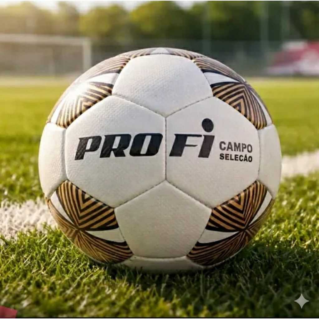 Bola de Futebol de Campo Oficial Costurada Profi