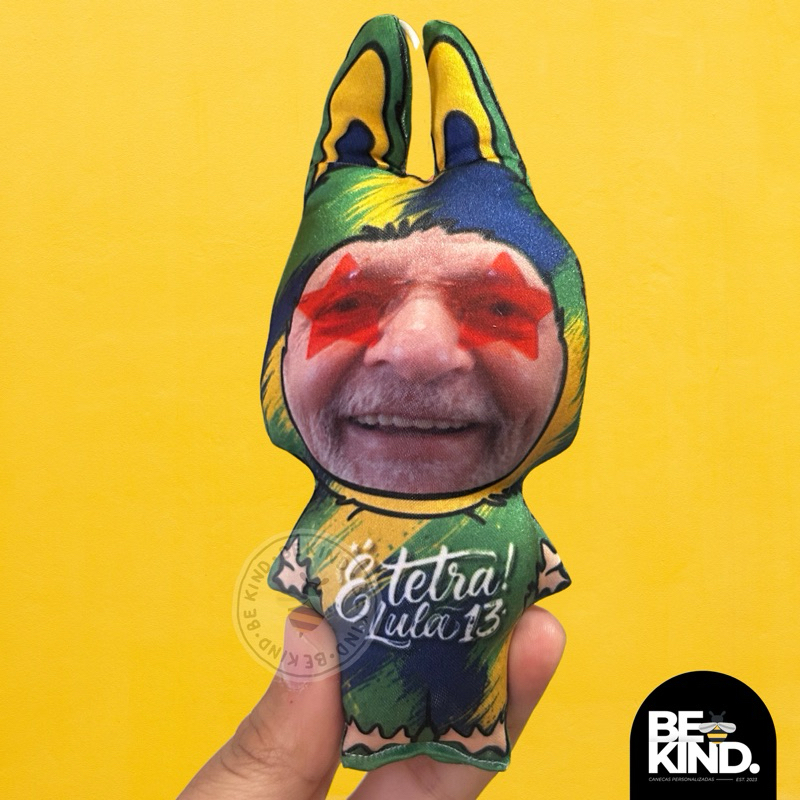 Chaveiro Artesanal Divertido Meme LULA TETRA LALULU (Feito manualmente/Criação paródica e artesanal)