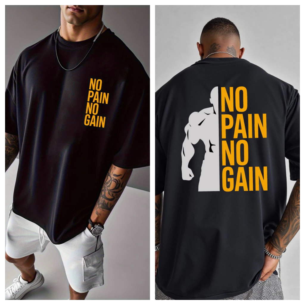 Camiseta 100% Algodão Oversized Treino Academia Sem Dor Sem Ganho Confortavel Envio Rapido