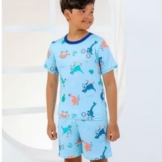 Conjunto Infantil  Menino veste estampado