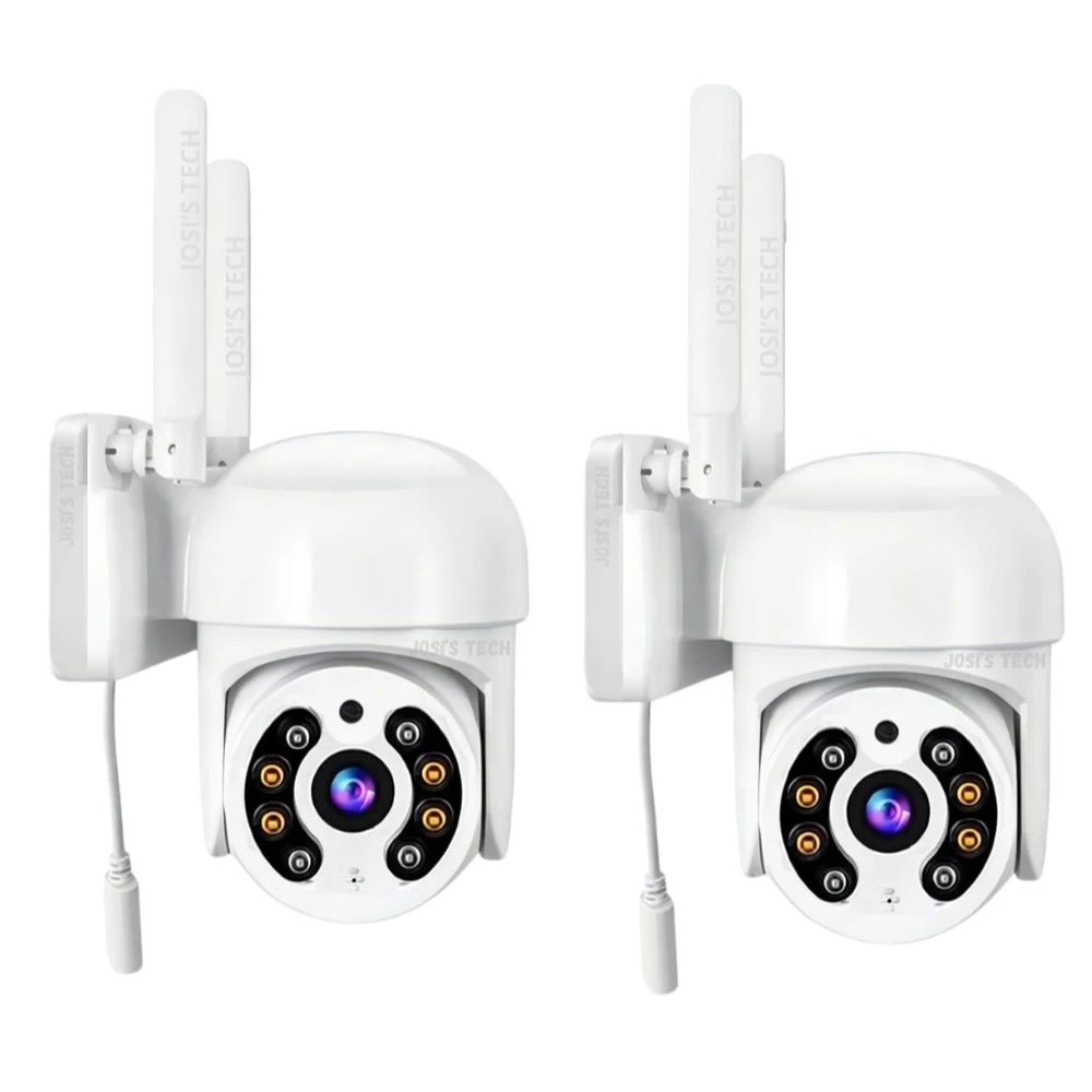 kit 2 câmeras de segurança wi-fi externa prova d'água yoosee ou icsee visão noturna IP66- Bivolt