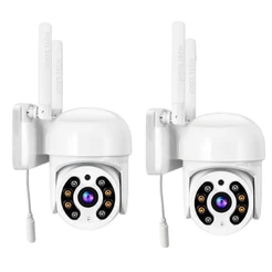 kit 2 câmeras de segurança wi-fi externa prova d'água yoosee ou icsee visão noturna IP66- Bivolt