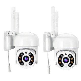 kit 2 câmeras de segurança wi-fi externa prova d'água yoosee ou icsee visão noturna IP66- Bivolt