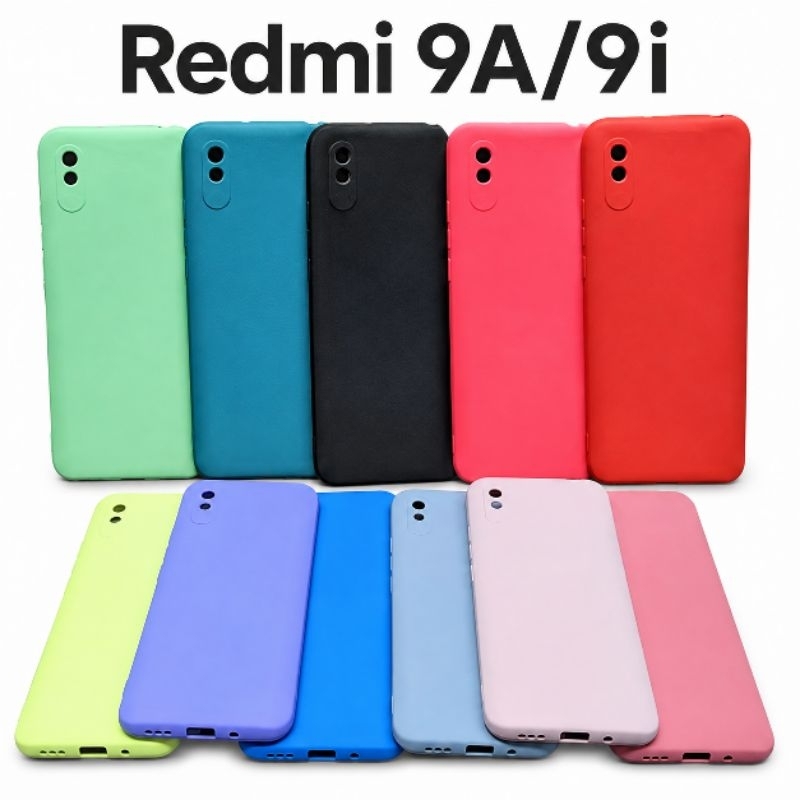 Capinha case silicone aveludada Xiaomi Redmi 9A/9i