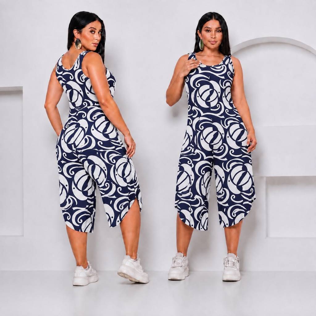 macaquinho Envio Rápido larguinho regata pantacurt moda feminina verão casual