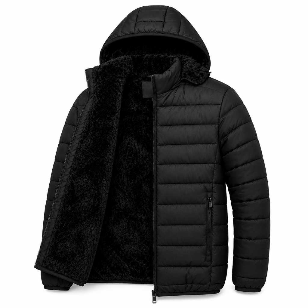 Jaqueta Masculina Bobojaco Puffer Peluciada Corta Vento