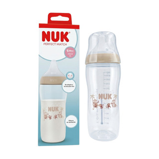 Mamadeira NUK Perfect Match 360 mL com Válvula de Respiro Fluxo Extra Rápido Controle de Temperatura 6m+