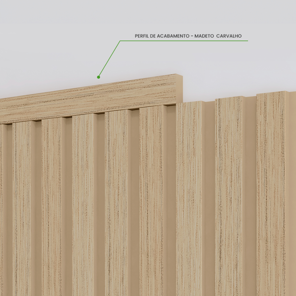 Perfil de Acabamento Painel Ripado | Linha Madeto | Envio FULL · foto 2
