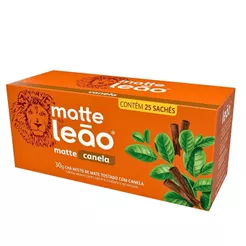 Chá Matte Canela Leão 25 Sachês