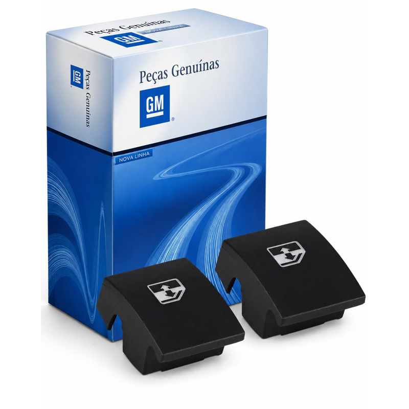 Kit 2 Tecla Botao Capa Interrupto Vidro Zafira Vectra Astra