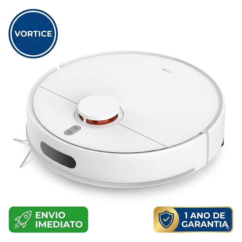 Robô Aspirador Xiaomi S40C Bivolt Mapeamento Laser Aspira e Passa Pano ALEXA