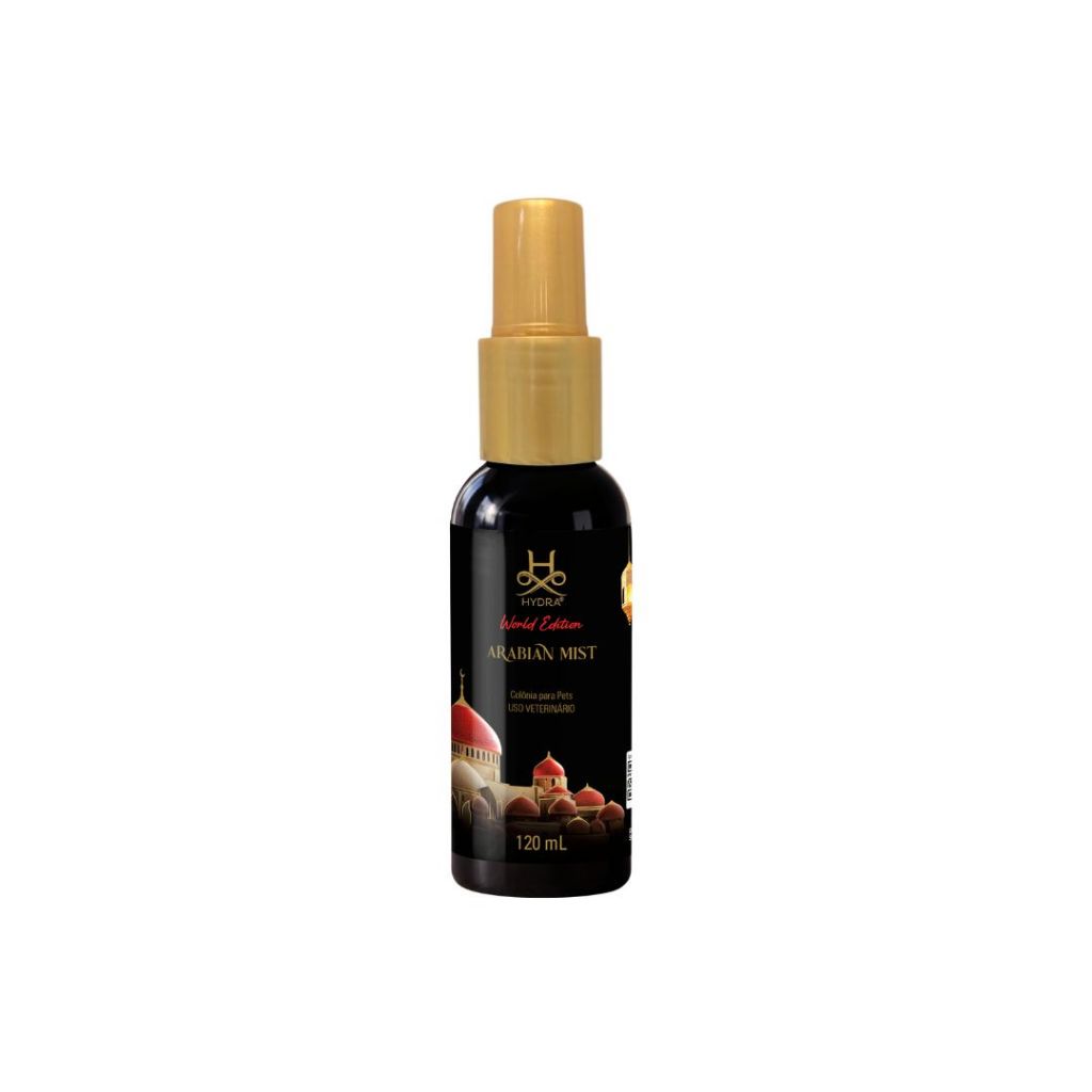Colônia Pet Cachorro Gato Hydra World Edition Arabian Mist 120mL
