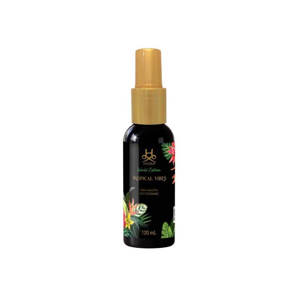 Colônia Pet Cachorro Gato Hydra World Edition Tropical Vibes 120mL