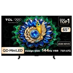 Smart TV TCL 65 Polegadas QD-Mini LED 4K A400M WiFi Bluetooth Google TV HDR10+ 144 Hz VRR 65A400M