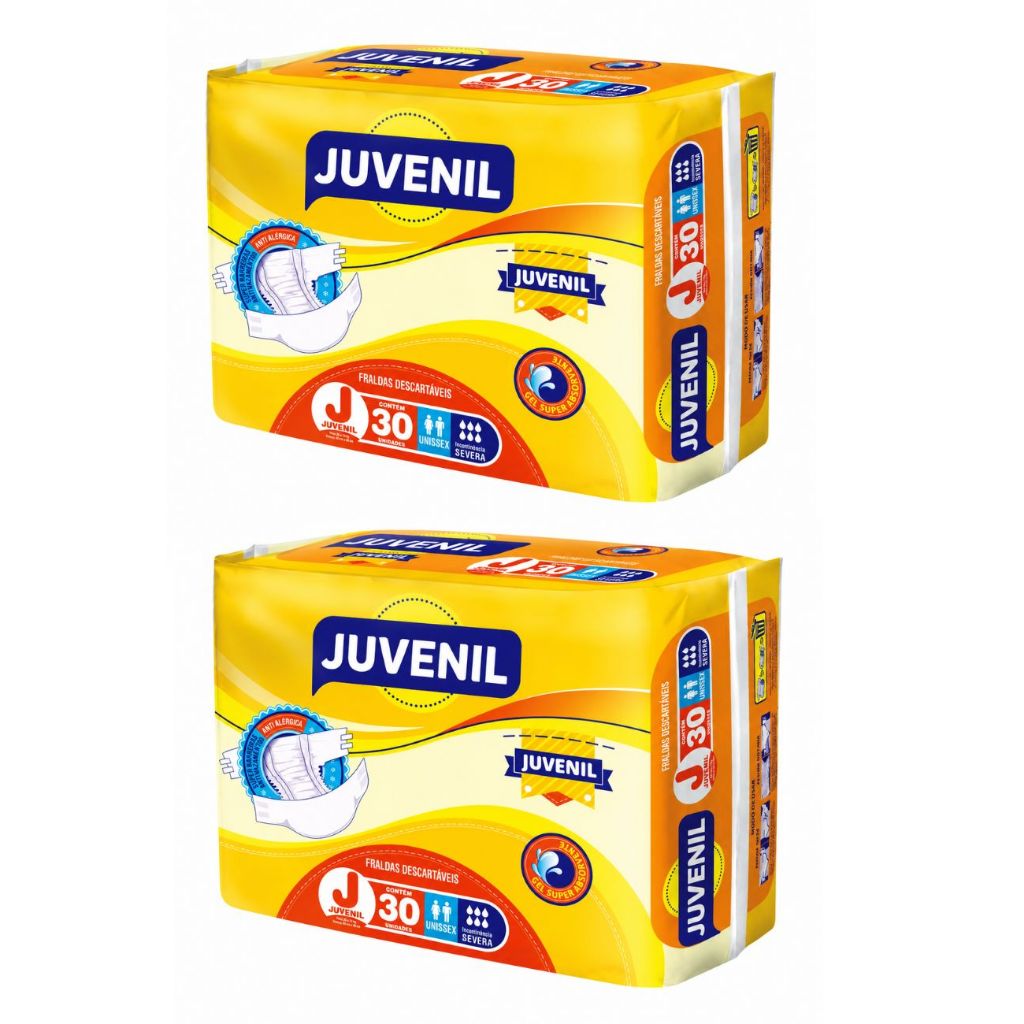 Fralda Juvenil | Descart Fral - Kit Com 2 Pacotes.