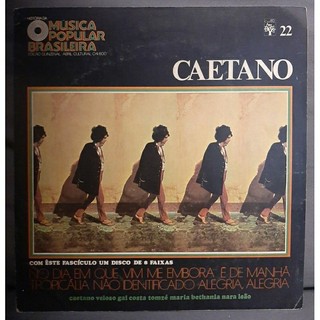 LP Vinil Caetano Veloso. História da Música Popular Brasileira