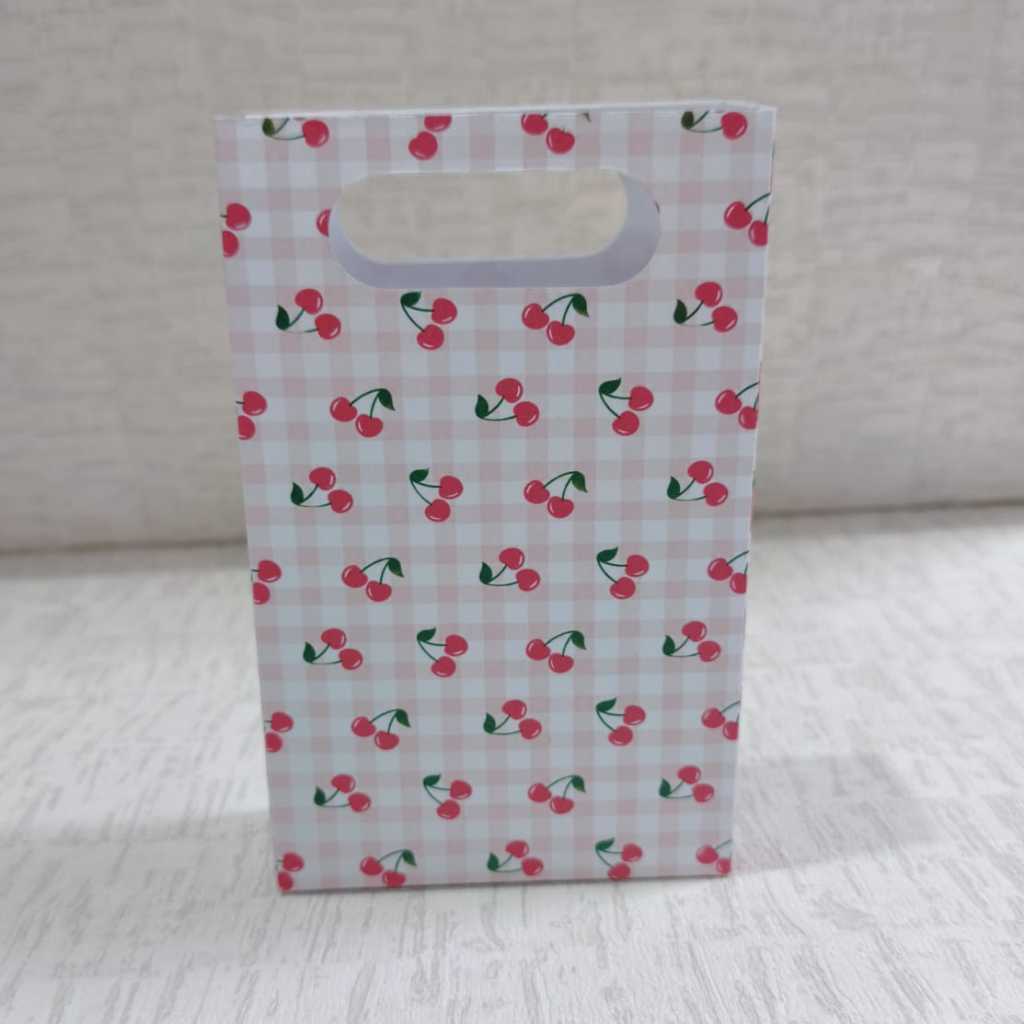 PEGUE E MONTE Sacolinhas Personalizadas Cereja Cerejinha ou (QUALQUER TEMA) Lembrancinhas Mimos para Festas
