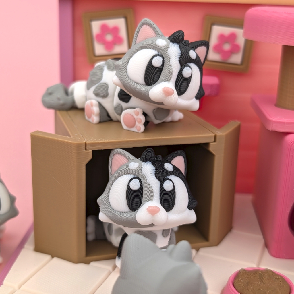 Gato | Petz | Impressão 3D Articulada de Alta Qualidade – Fun3D — imagem 2 de 2