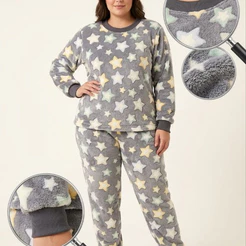 Pijama Pluz SIZE de flecce adulto quentinho