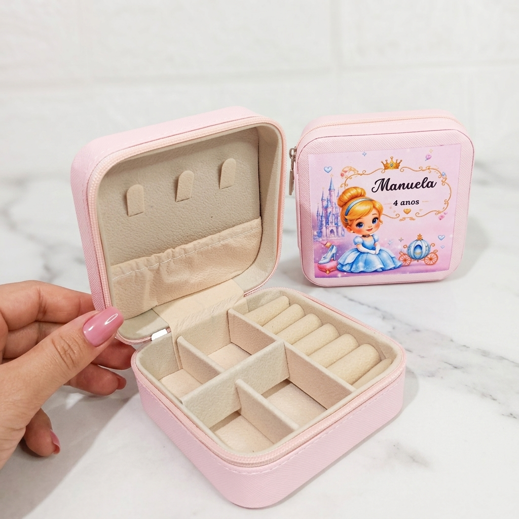 Porta Joias Cinderela / personalizado / Lembrancinha / aniversário /casamento/ formatura