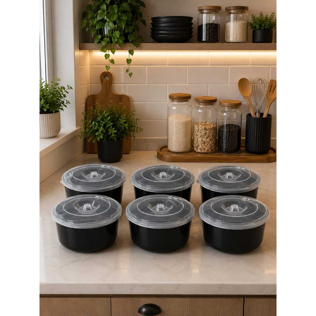 Potes Bowl de 3L Armazenamento de alimentos Vasilha Plástico Atacado — imagem 2 de 2
