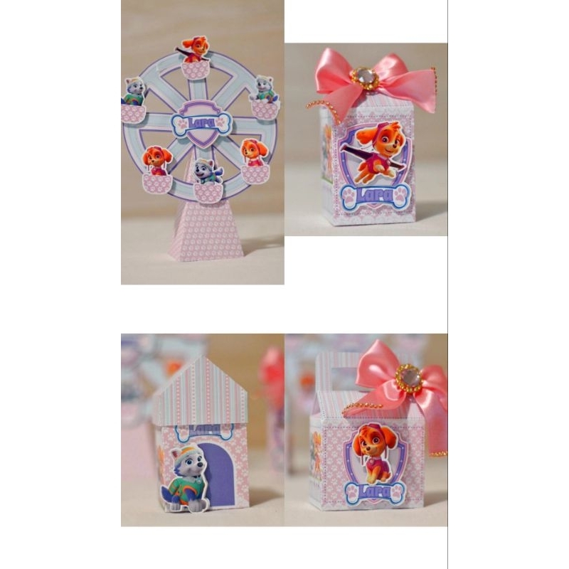 Kit festa infantil PEGUE E MONTE - Tema Patrulha canina - Aniversário infantil - Lembrancinha personalizada.