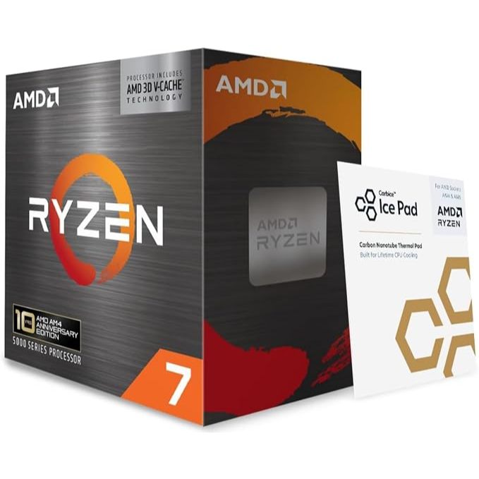 Enviado diretamente do Japão　Processador AMD Ryzen 7 5800X3D (sem cooler incluso